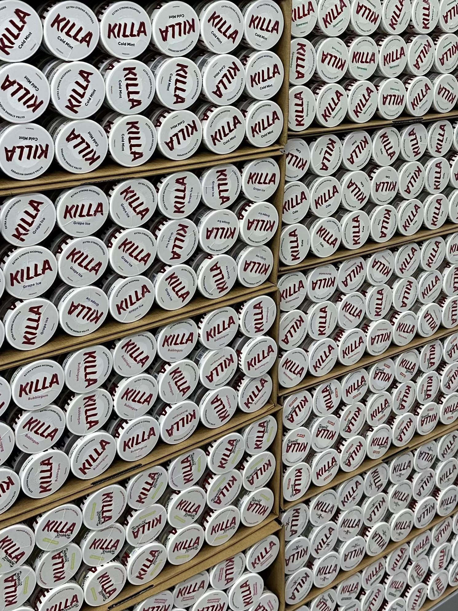 Killa Nicotine Pouches - Strong Tobacco-Free Pouches Pack of 10